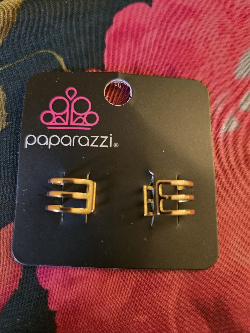 paparazzi Gold Triple-Bar Ear Cuffs - Gold